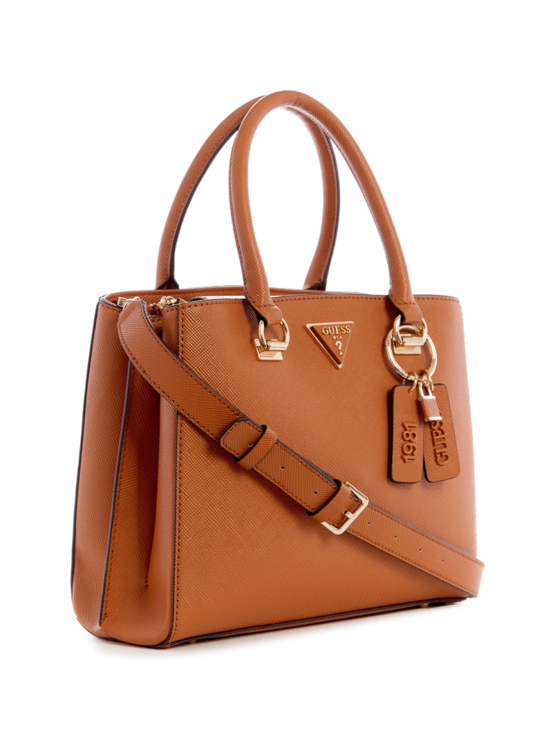 Guess Noelle Girlfriend Satchel - Light Cognac Guess Noelle Girlfriend Satchel - Light Cognac