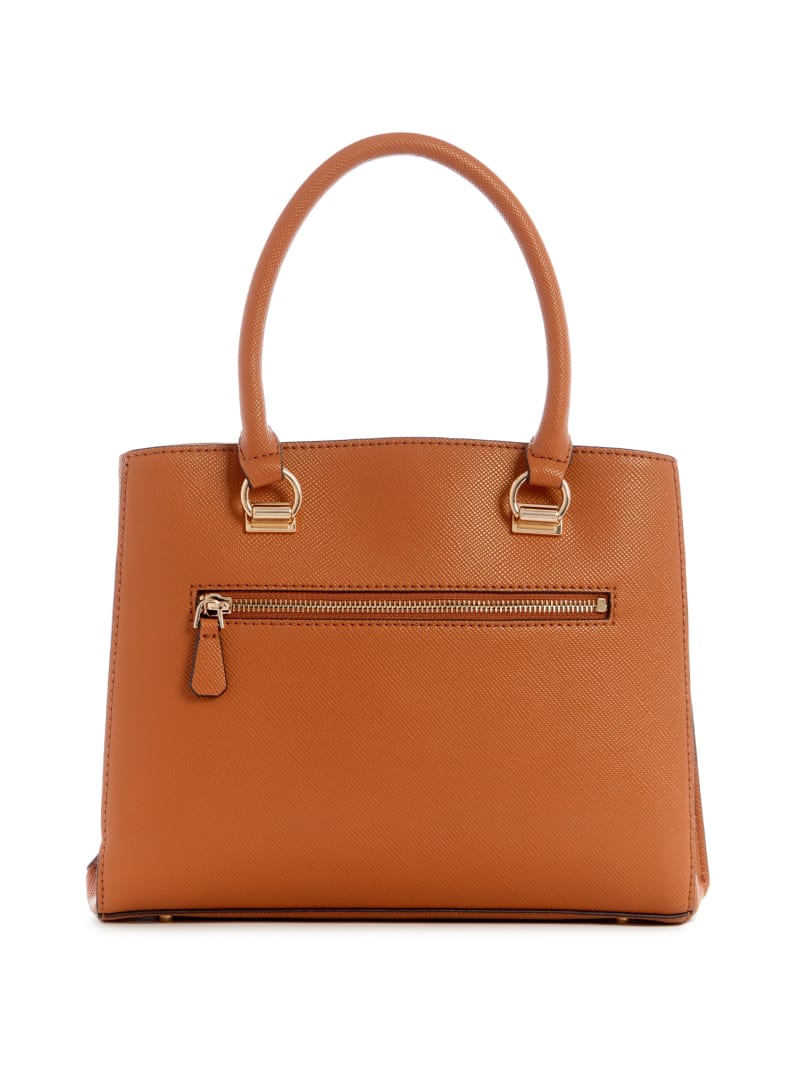 Guess Noelle Girlfriend Satchel - Light Cognac Guess Noelle Girlfriend Satchel - Light Cognac