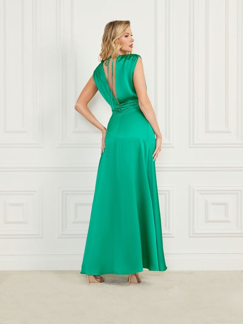 Guess Alyssa Maxi Dress - Drk Silk Guess Alyssa Maxi Dress - Drk Silk