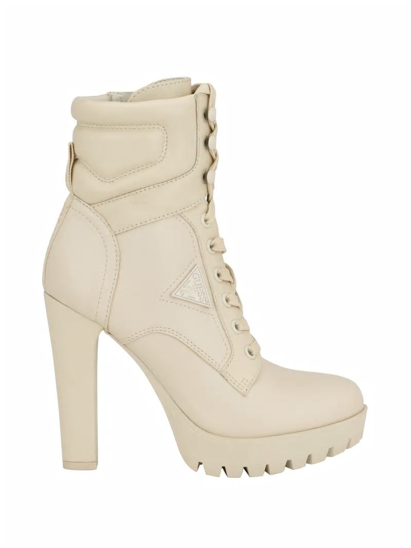Guess Tanisa Heeled Booties - Ivory 150 Guess Tanisa Heeled Booties - Ivory 150
