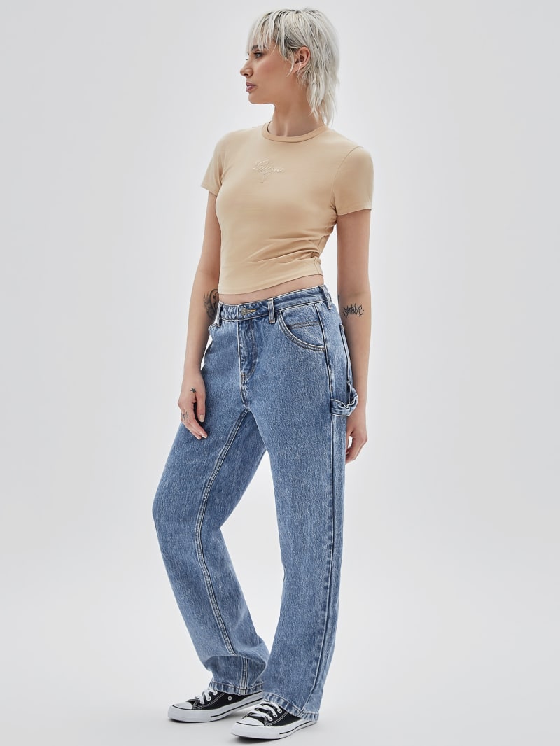 Guess GUESS Originals Kit Acid Washed Carpenter Jeans - Go Medium Indigo Acid Was Guess GUESS Originals Kit Acid Washed Carpenter Jeans - Go Medium Indigo Acid Was