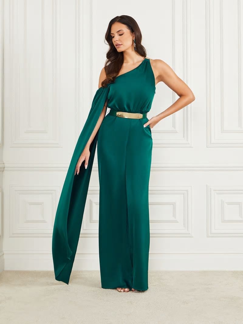 Guess Clara Jumpsuit - Ornate Teal Guess Clara Jumpsuit - Ornate Teal