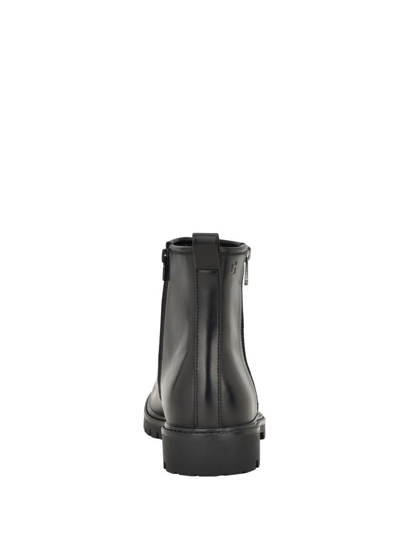 Guess Dine Zipper Chelsea Boots - Black 001 Guess Dine Zipper Chelsea Boots - Black 001