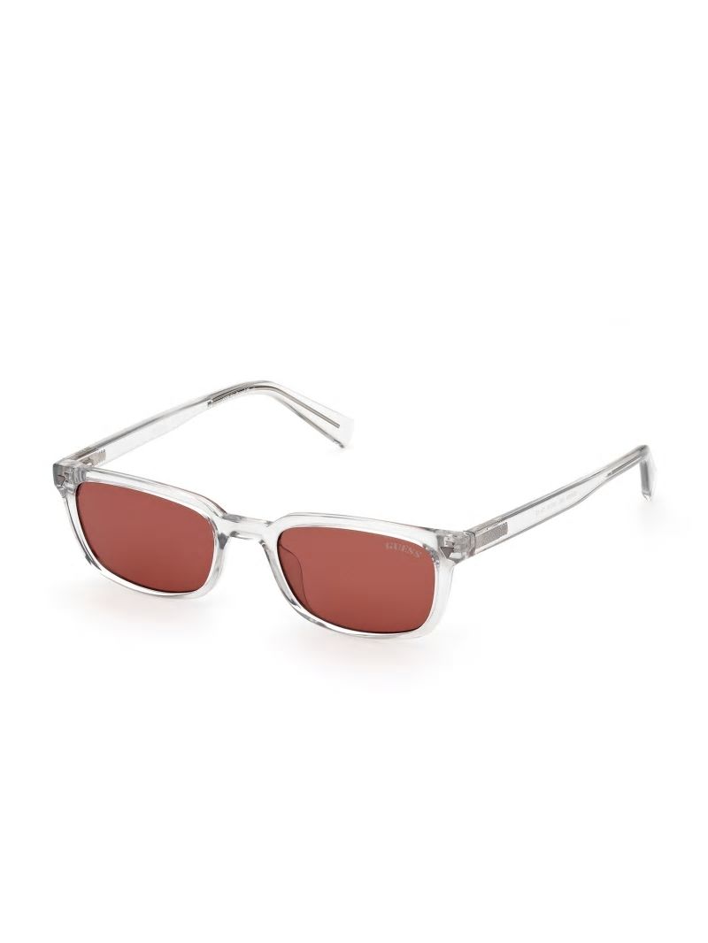 Guess GUESS Originals Rectangle Sunglasses - Grey Guess GUESS Originals Rectangle Sunglasses - Grey
