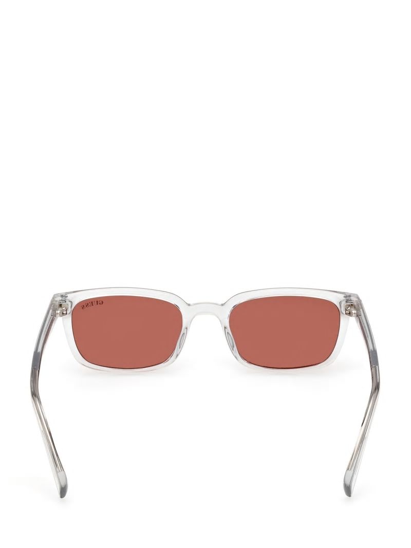 Guess GUESS Originals Rectangle Sunglasses - Grey Guess GUESS Originals Rectangle Sunglasses - Grey