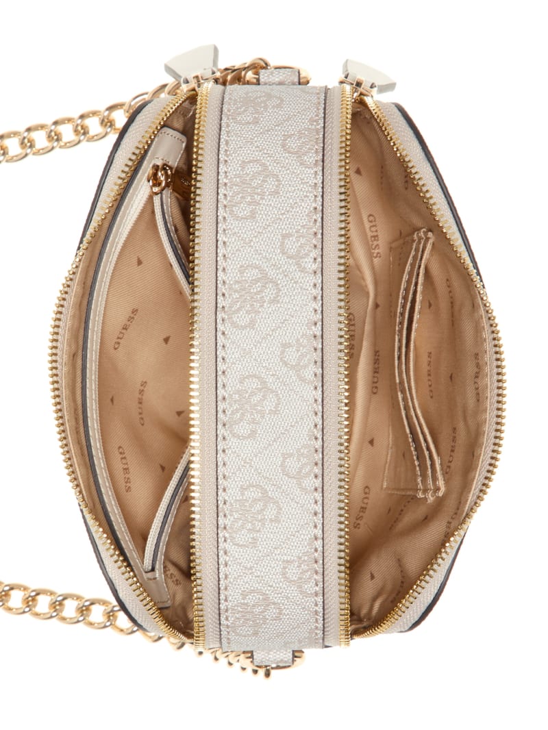 Guess Noelle Quatto G Camera Crossbody - Dove Logo Guess Noelle Quatto G Camera Crossbody - Dove Logo