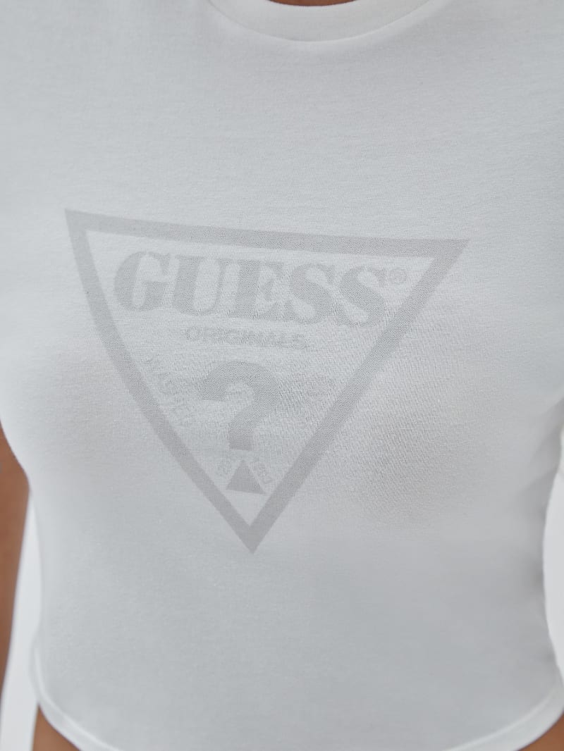 Guess GUESS Originals Vintage Triangle Baby Tee - Sandy Shore Multi Guess GUESS Originals Vintage Triangle Baby Tee - Sandy Shore Multi