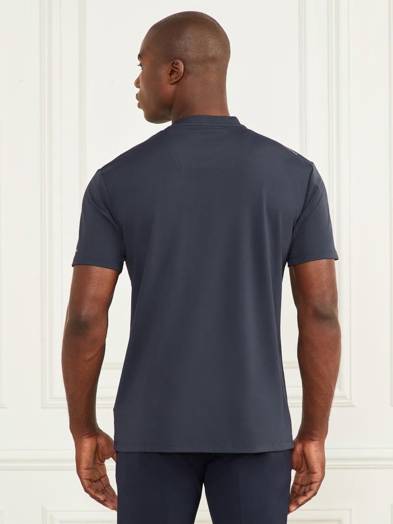 Guess Formal V-Neck Tee - Bleu éLéGant Guess Formal V-Neck Tee - Bleu éLéGant