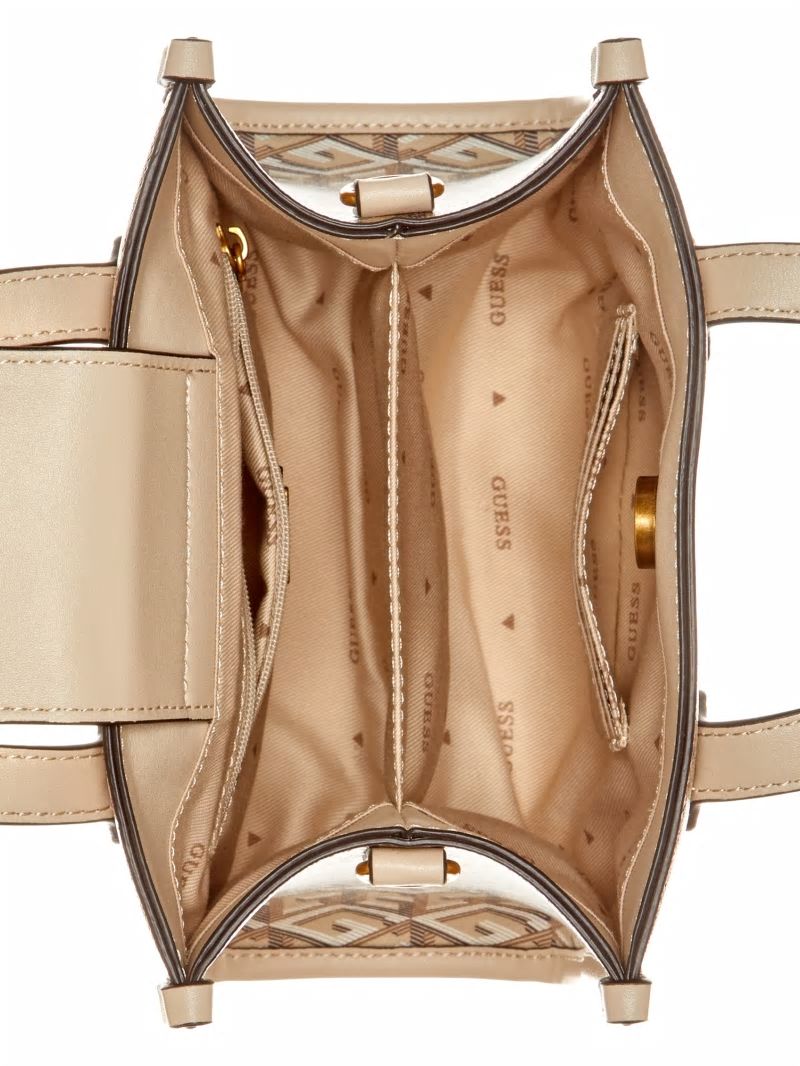Guess Silvana Mini Totes - Saddle Guess Silvana Mini Totes - Saddle