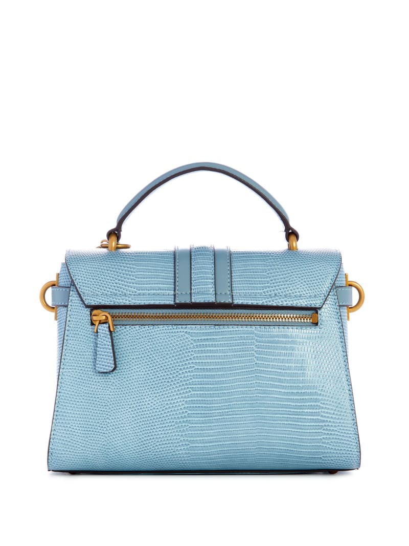Guess Ginevra Textured Top Handle Crossbody - Light Denim Guess Ginevra Textured Top Handle Crossbody - Light Denim