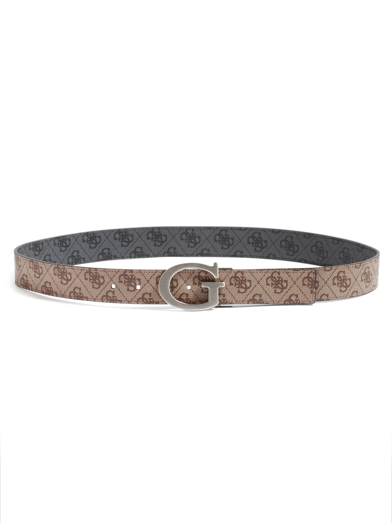 Guess Reversible Logo Belt - Brown/Black Guess Reversible Logo Belt - Brown/Black