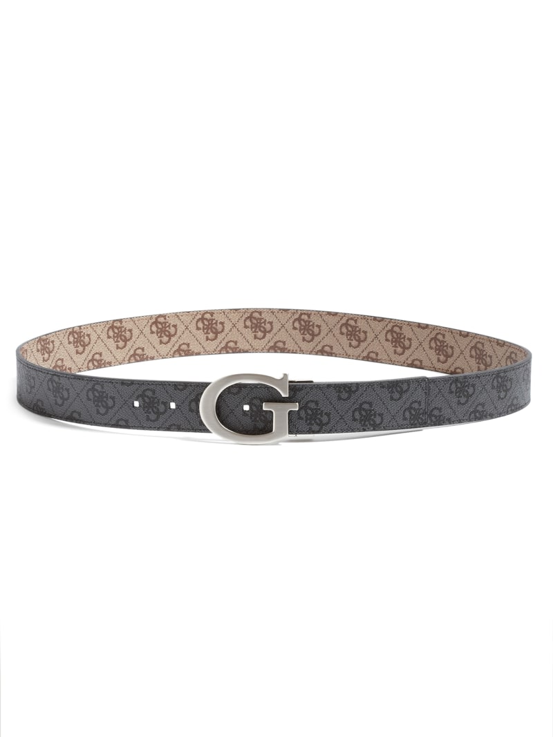 Guess Reversible Logo Belt - Brown/Black Guess Reversible Logo Belt - Brown/Black