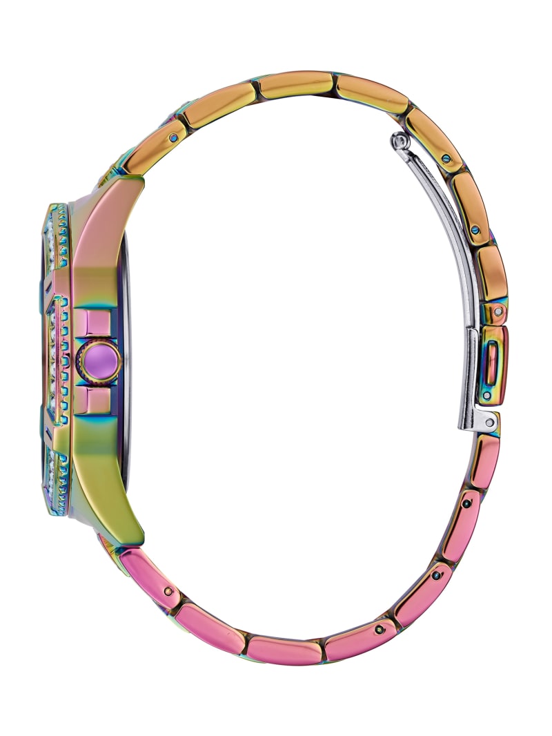 Guess Iridescent Crystal Multifunction Watch - Multi Guess Iridescent Crystal Multifunction Watch - Multi