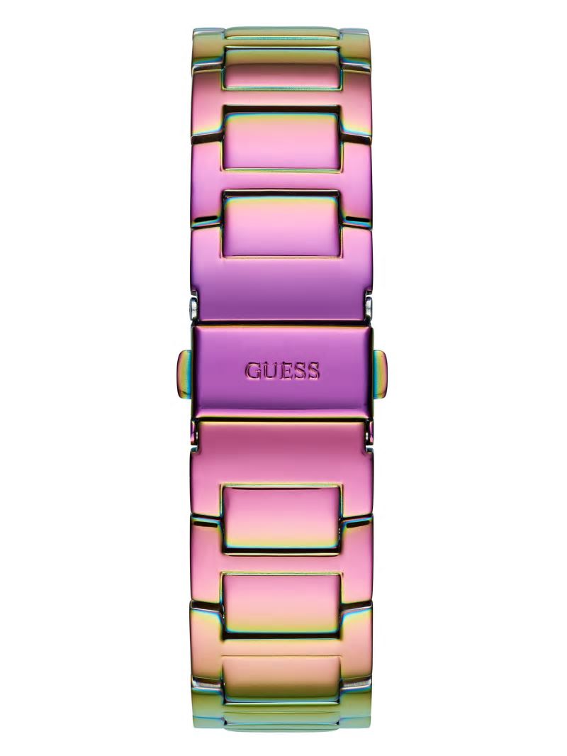 Guess Iridescent Crystal Multifunction Watch - Multi Guess Iridescent Crystal Multifunction Watch - Multi