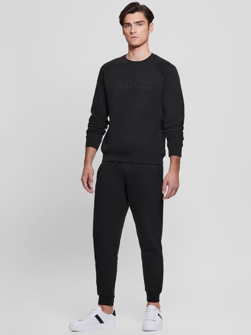 Guess Eco Aldwin Logo Pants - Black Guess Eco Aldwin Logo Pants - Black