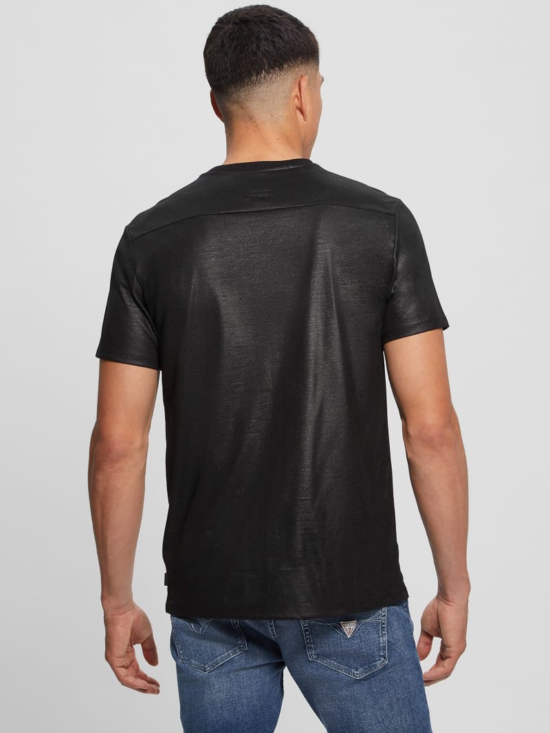 Guess Mason Yoke V-Neck Tee - Black Guess Mason Yoke V-Neck Tee - Black