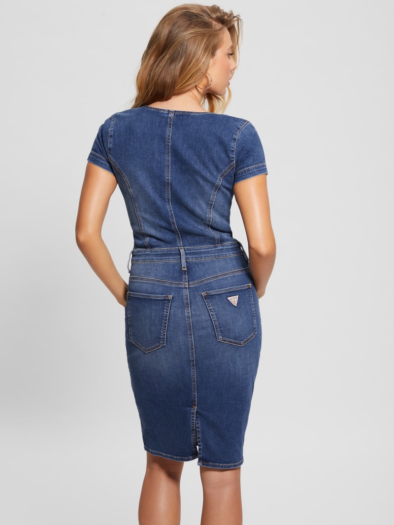 Guess Naomy Denim Dress - Blue Spirit Guess Naomy Denim Dress - Blue Spirit