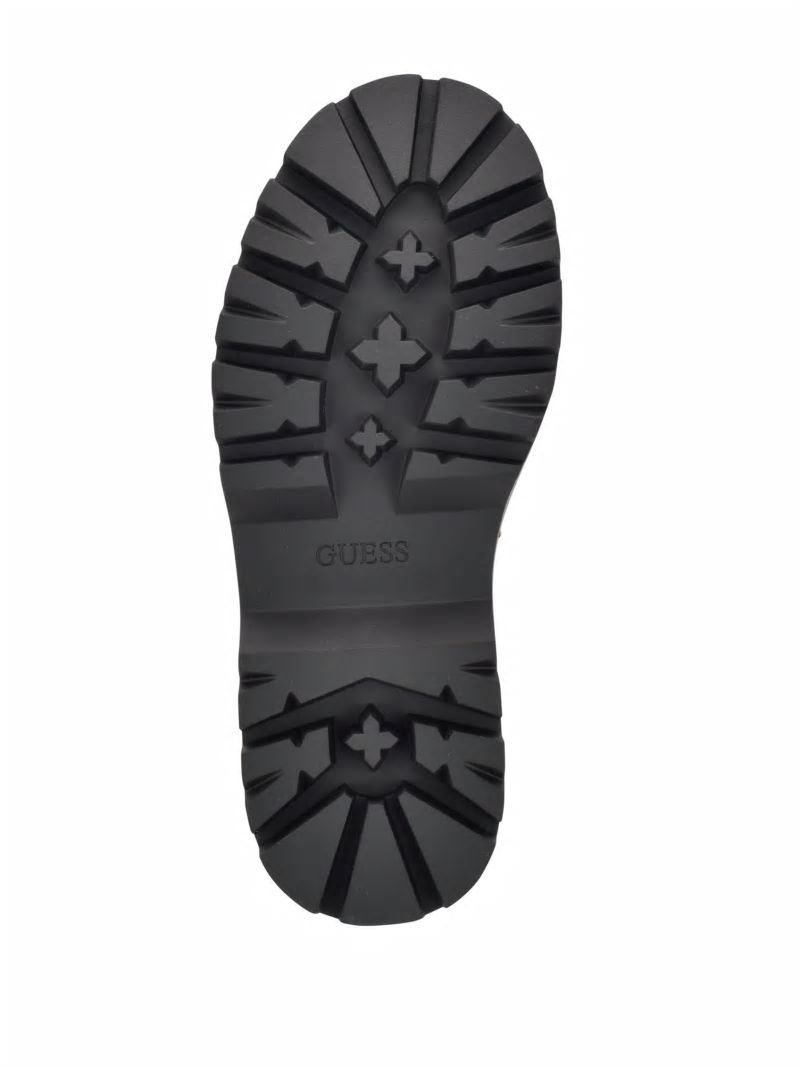 Guess Keatee Lug-Sole Loafers - Medium Brown Guess Keatee Lug-Sole Loafers - Medium Brown
