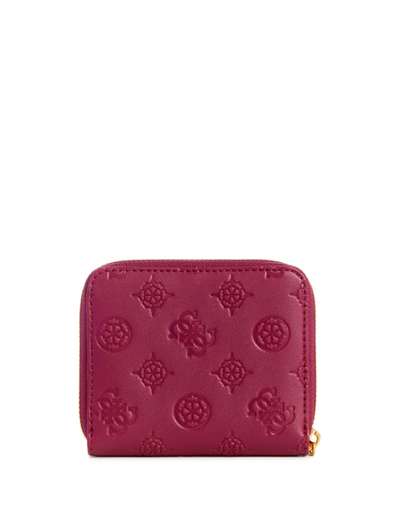 Guess James G Logo Small Zip-Around Wallet - 522 Purple Punch Guess James G Logo Small Zip-Around Wallet - 522 Purple Punch