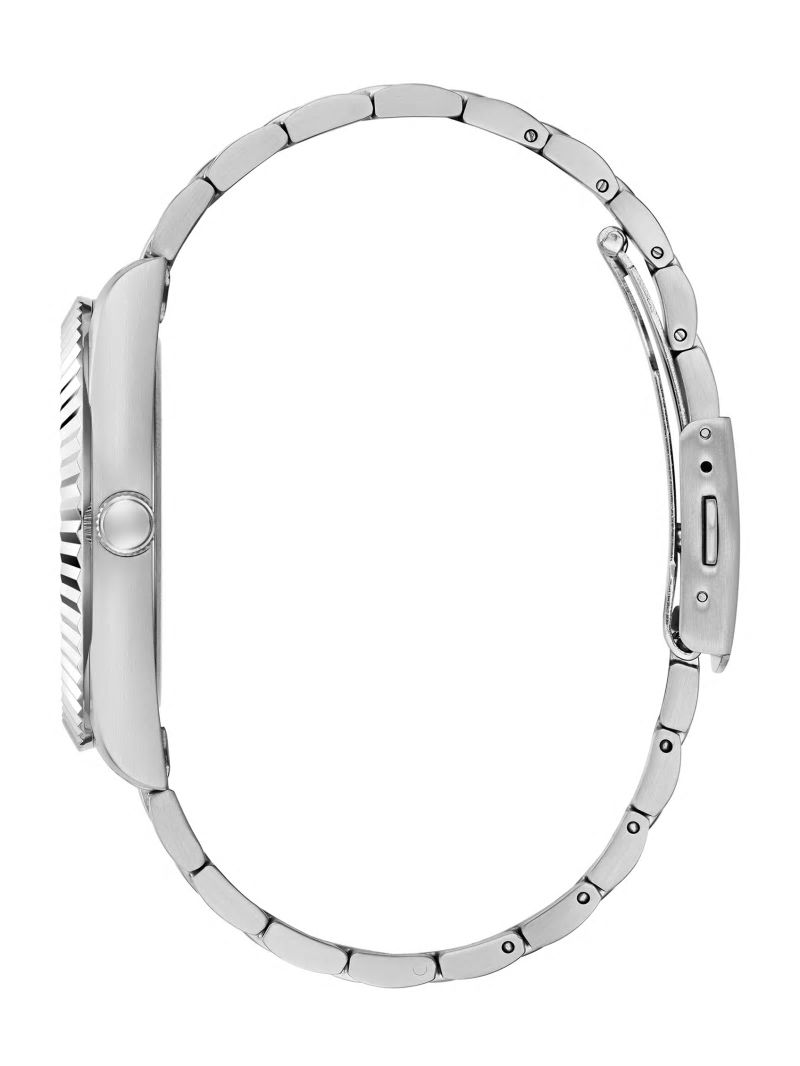 Guess Silver-Tone Analog Watch - Silver Guess Silver-Tone Analog Watch - Silver
