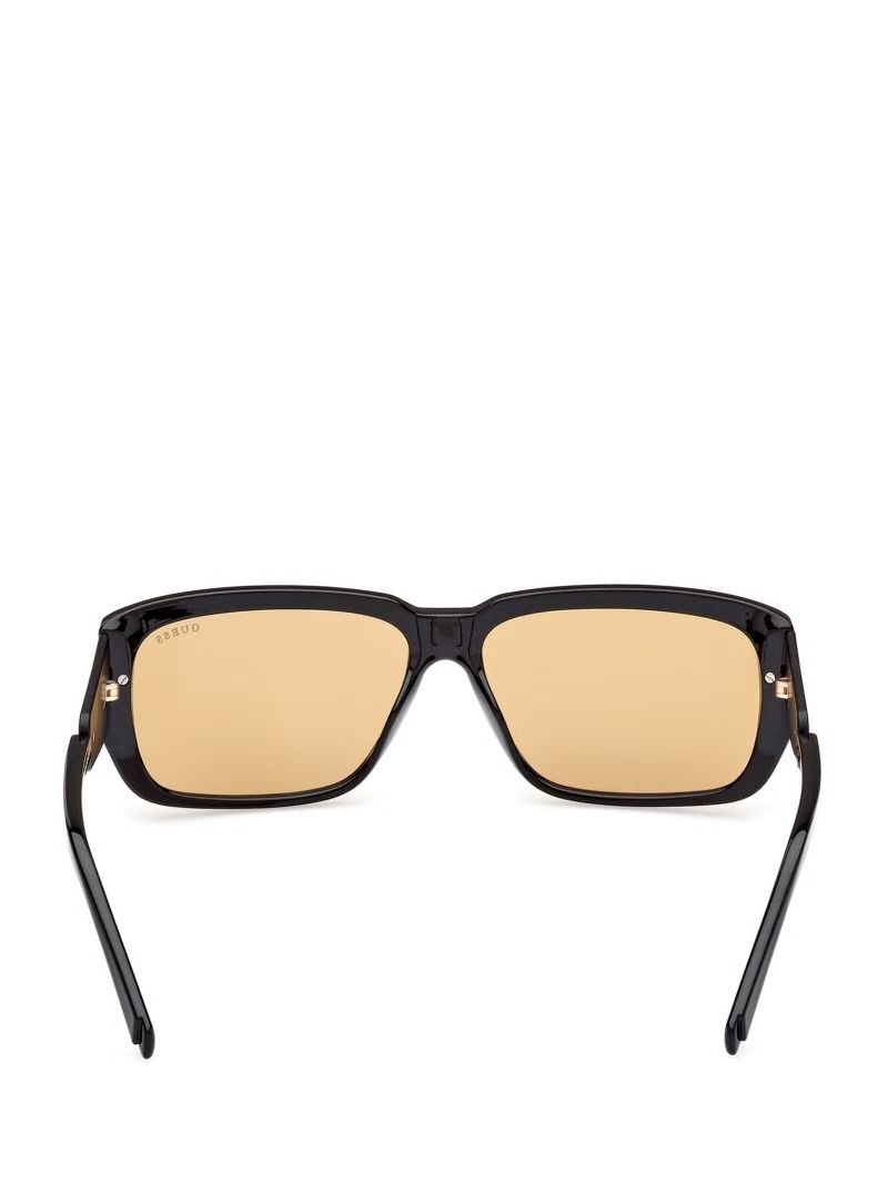Guess Rectangle Sunglasses - Black Guess Rectangle Sunglasses - Black