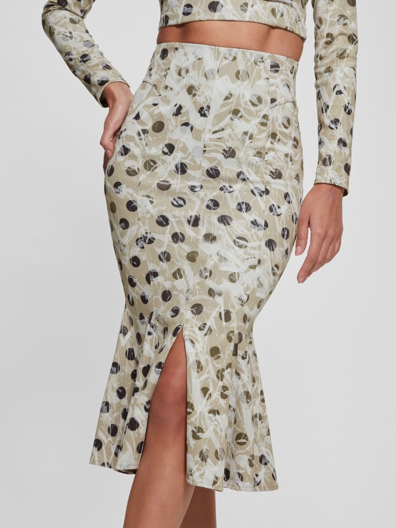 Guess Thea Pencil Skirt - Sandy Polka Dots Guess Thea Pencil Skirt - Sandy Polka Dots