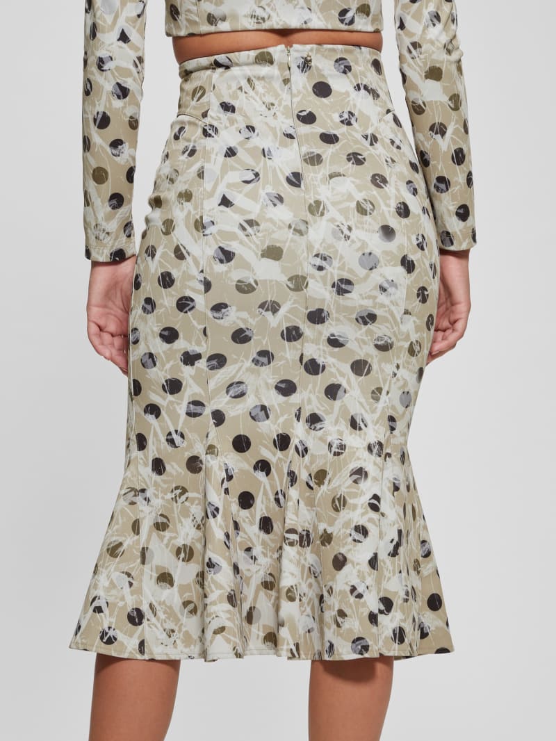 Guess Thea Pencil Skirt - Sandy Polka Dots Guess Thea Pencil Skirt - Sandy Polka Dots