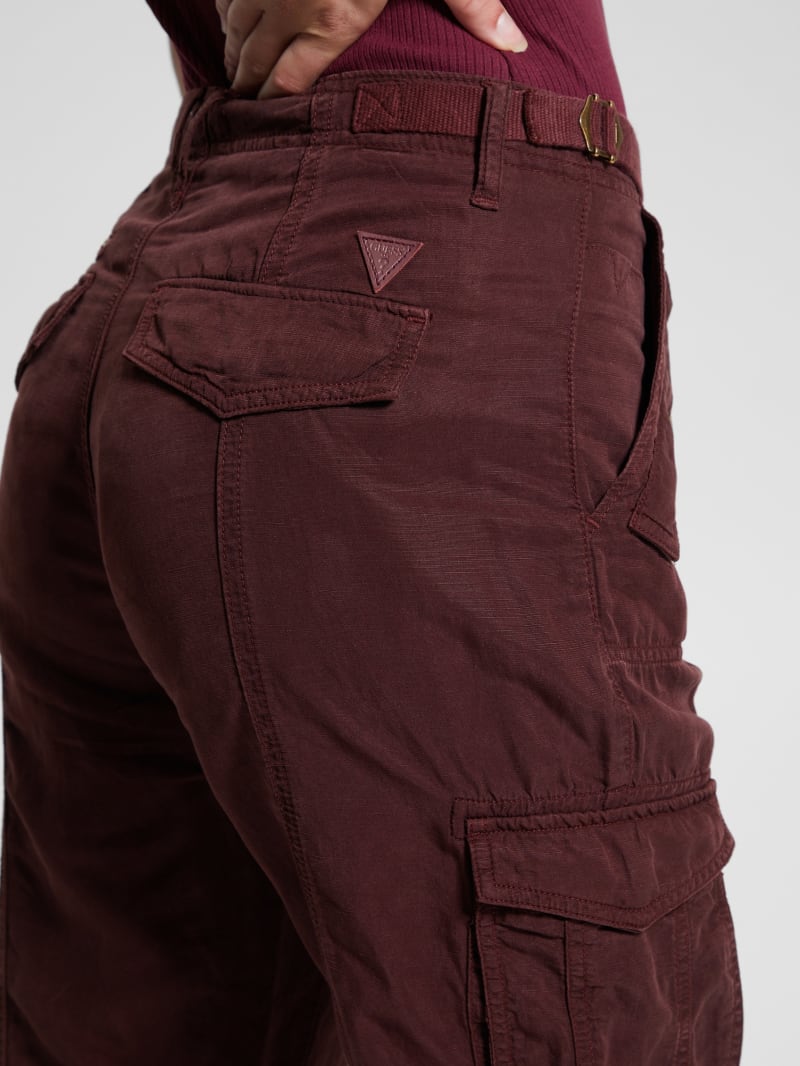Guess Eco Nessi Cargo Pants - Coachwhip Multi Guess Eco Nessi Cargo Pants - Coachwhip Multi