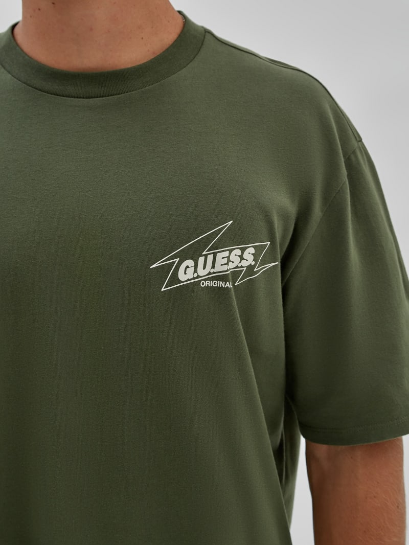 Guess GUESS Originals Eco Radio Tee - Pond Cypress Guess GUESS Originals Eco Radio Tee - Pond Cypress