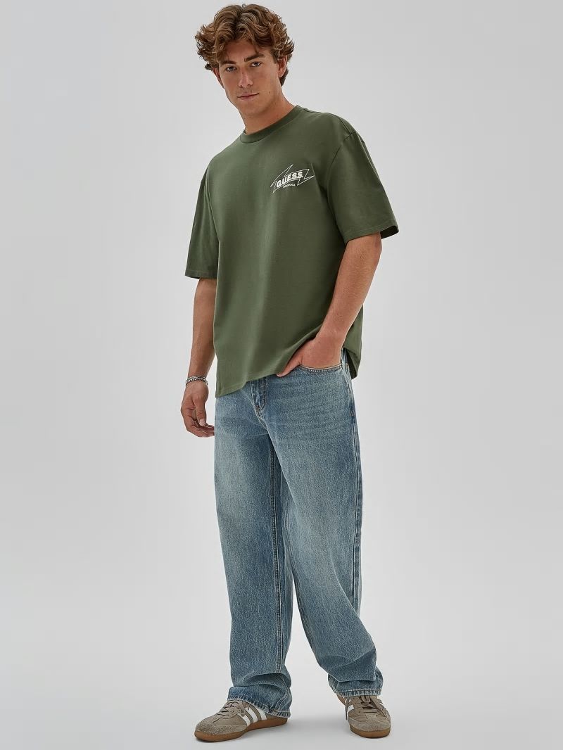 Guess GUESS Originals Eco Radio Tee - Pond Cypress Guess GUESS Originals Eco Radio Tee - Pond Cypress