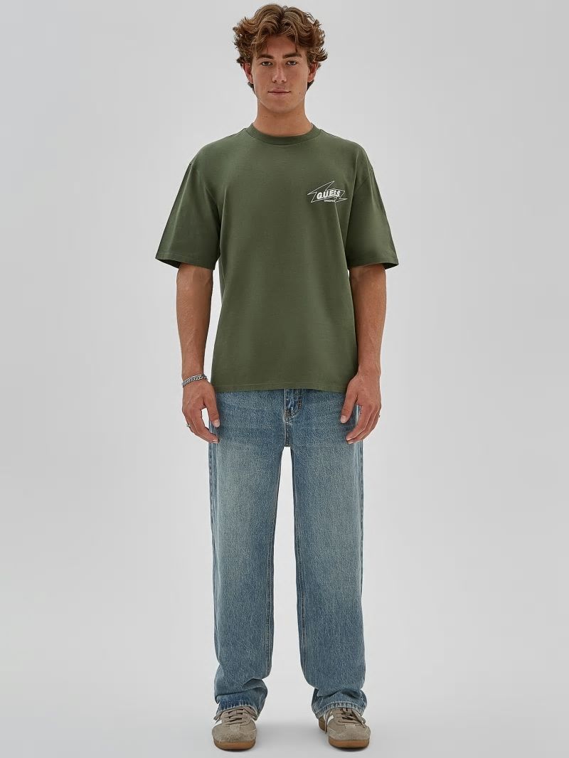Guess GUESS Originals Eco Radio Tee - Pond Cypress Guess GUESS Originals Eco Radio Tee - Pond Cypress