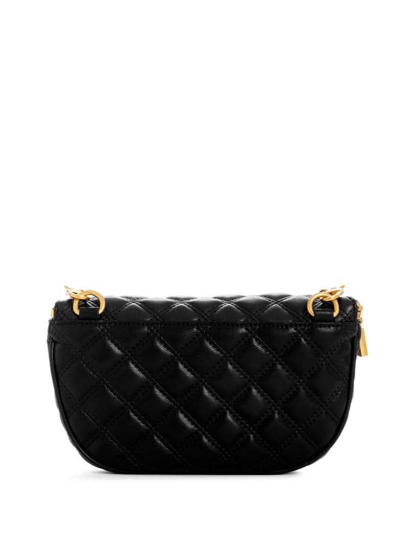 Guess Giully Quilted Belt Bag - Black Guess Giully Quilted Belt Bag - Black
