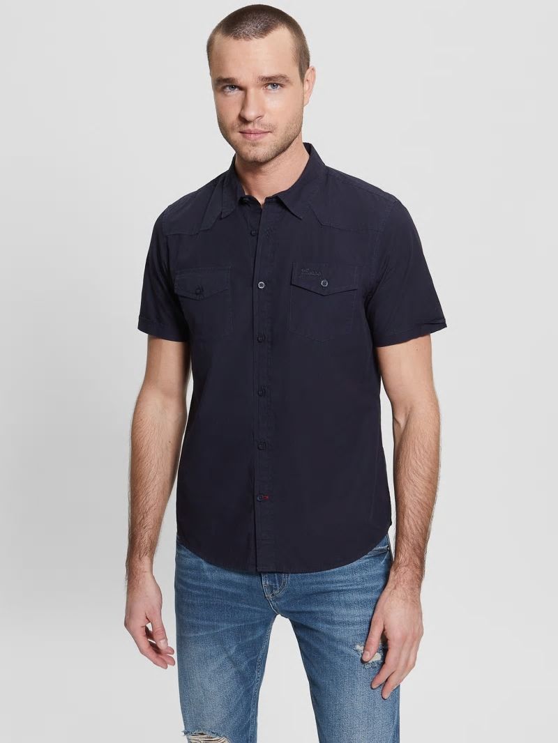 Guess Nottingham Shirt - Bleu éLéGant Guess Nottingham Shirt - Bleu éLéGant