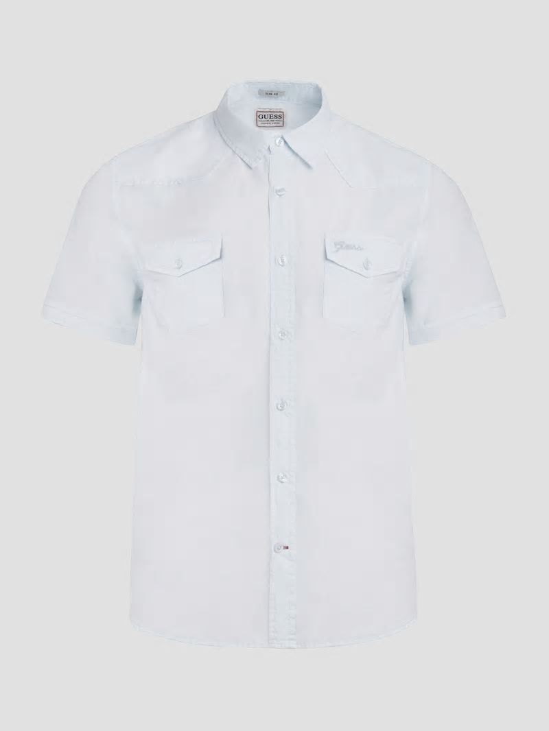 Guess Nottingham Shirt - Polar Blue Guess Nottingham Shirt - Polar Blue