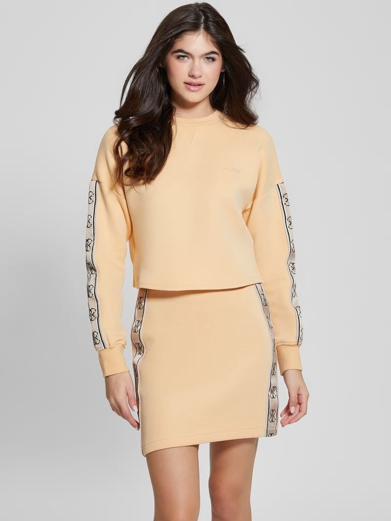 Guess Eco Cymone Quattro G Sweatshirt - Sandy Peach Guess Eco Cymone Quattro G Sweatshirt - Sandy Peach