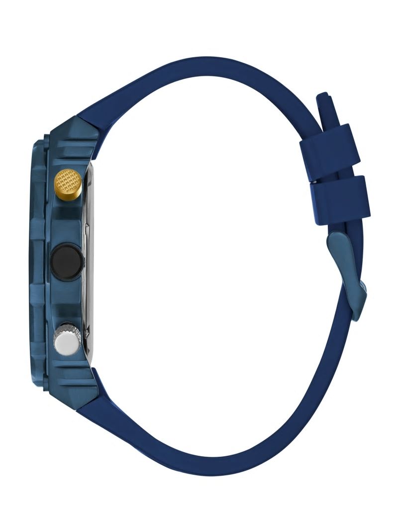 Guess Blue Exposed Dial Multifunction Watch - Rainbow Guess Blue Exposed Dial Multifunction Watch - Rainbow