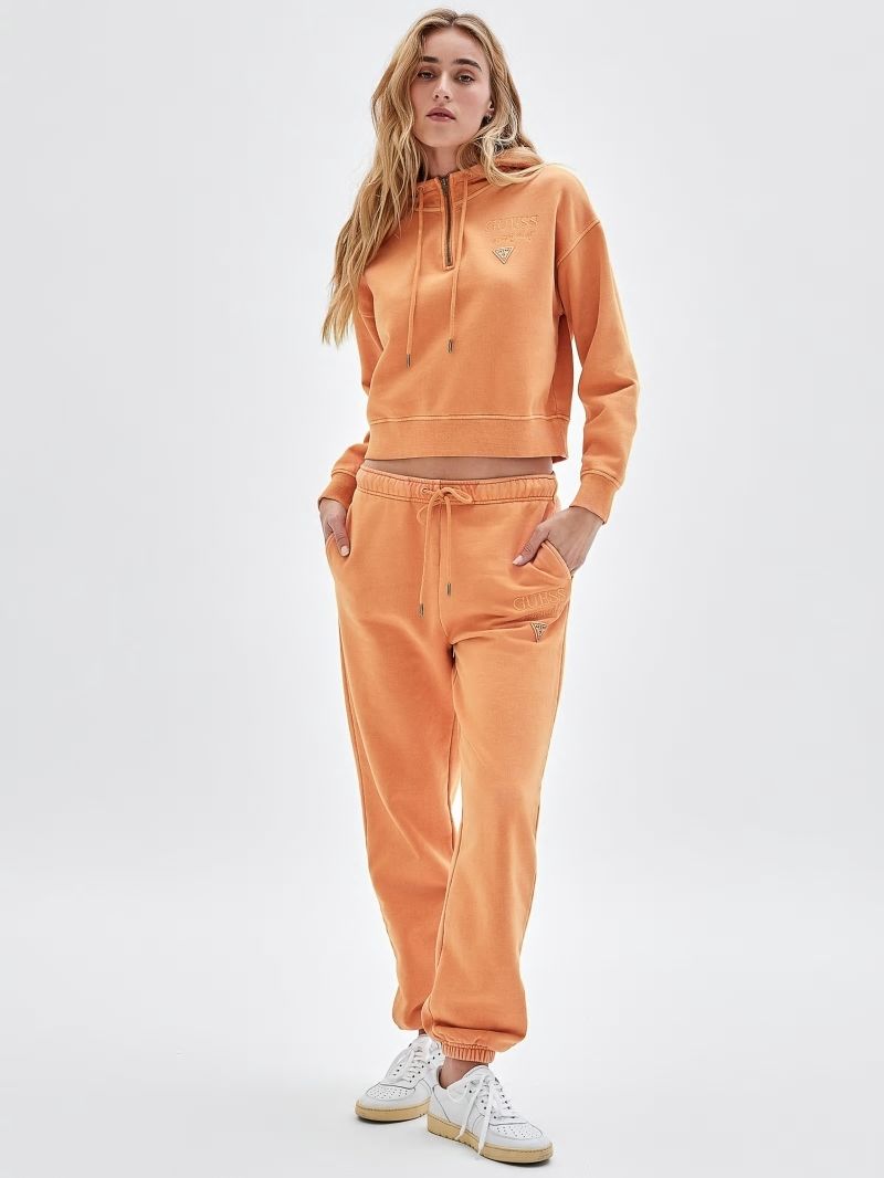 Guess GUESS Originals Classic Logo Sweatpants - Real Orange Multi Guess GUESS Originals Classic Logo Sweatpants - Real Orange Multi