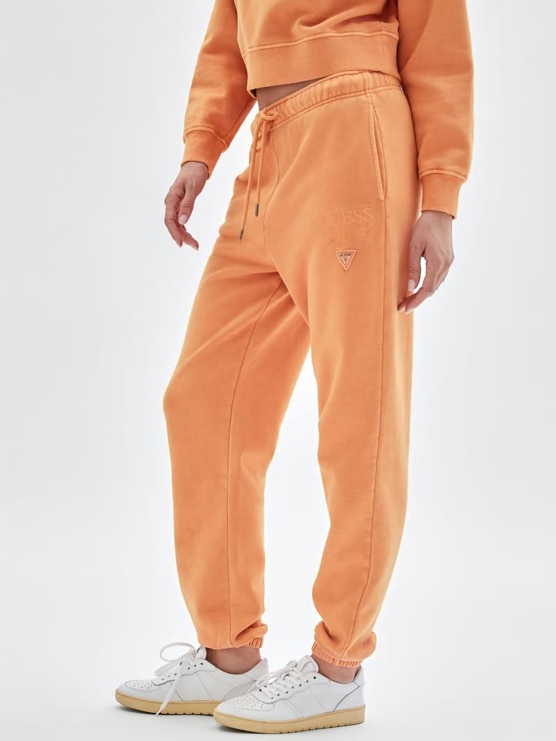 Guess GUESS Originals Classic Logo Sweatpants - Real Orange Multi Guess GUESS Originals Classic Logo Sweatpants - Real Orange Multi