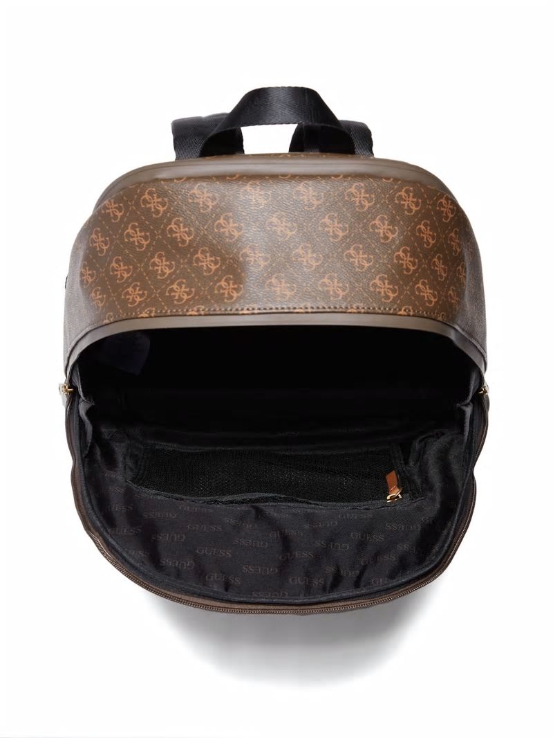 Guess Vezzola Smart Backpack - Brown/Mustard Guess Vezzola Smart Backpack - Brown/Mustard