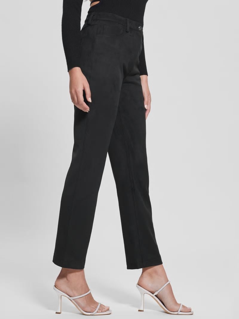 Guess Kelly Straight Pants - Black Guess Kelly Straight Pants - Black