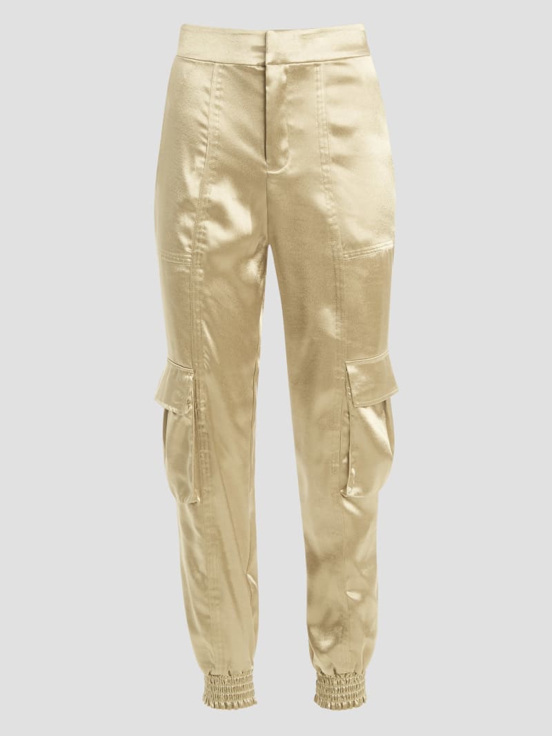 Guess Eco Soundwave Satin Cargo Pants - Cemento Guess Eco Soundwave Satin Cargo Pants - Cemento