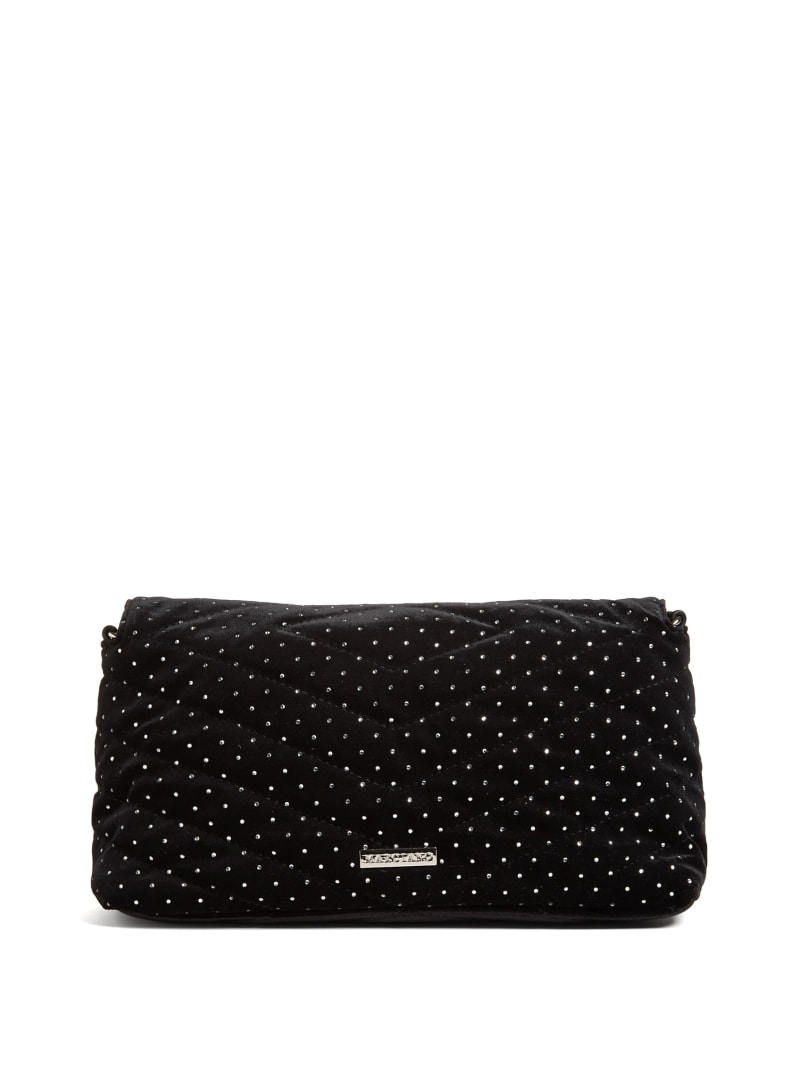 Guess Zion Shine Quilted Clutch - Black Guess Zion Shine Quilted Clutch - Black