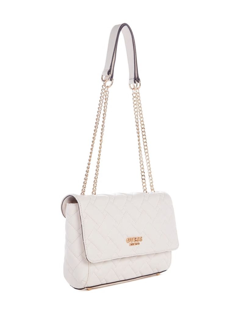 Guess Alanna Convertible Crossbody - Ivory Guess Alanna Convertible Crossbody - Ivory