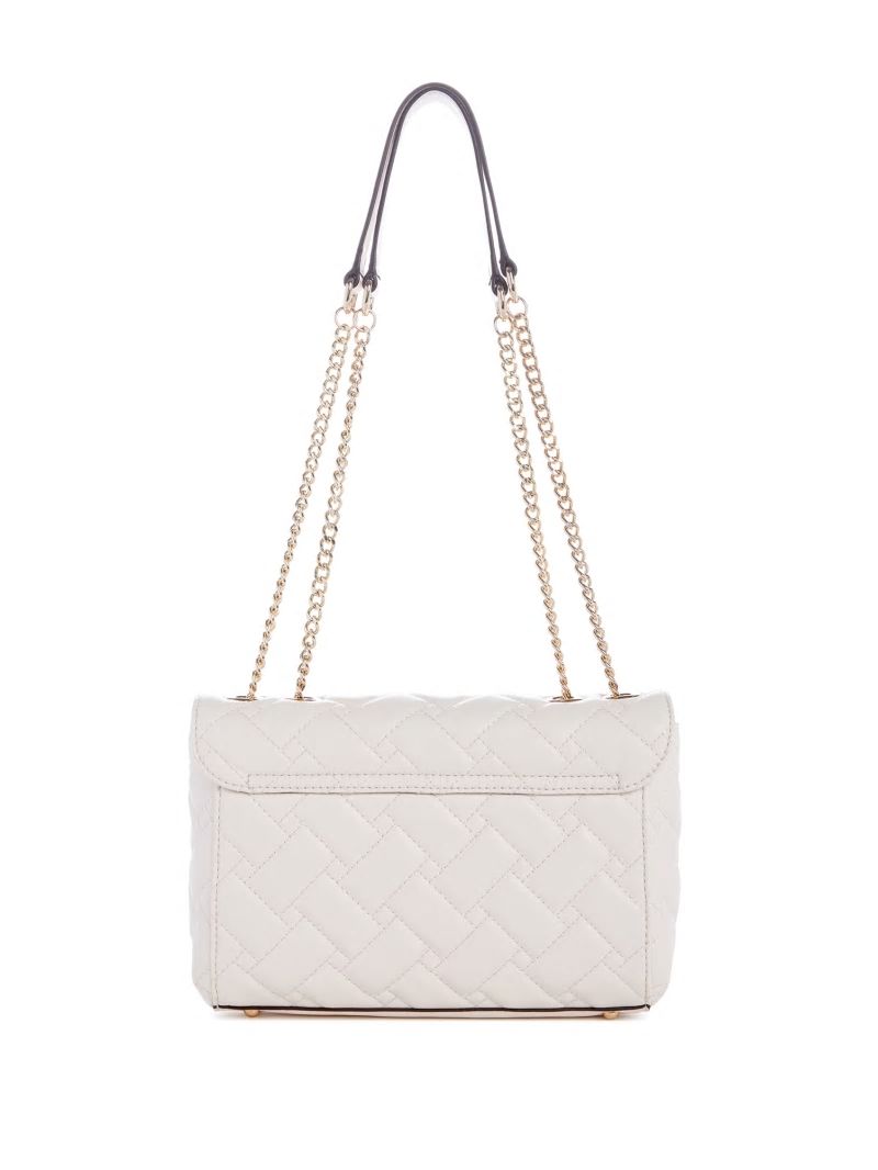Guess Alanna Convertible Crossbody - Ivory Guess Alanna Convertible Crossbody - Ivory