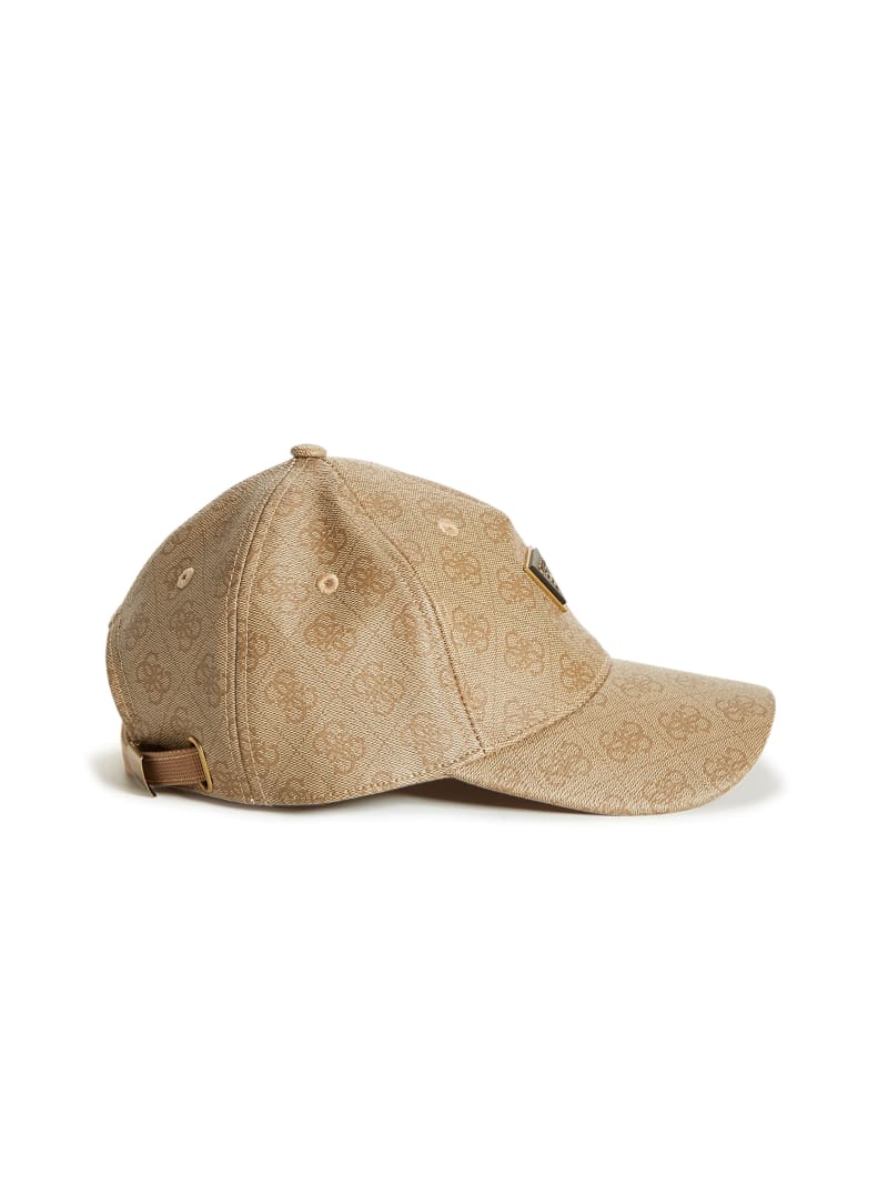 Guess Vezzola Baseball Hat - Beige Overflow Guess Vezzola Baseball Hat - Beige Overflow