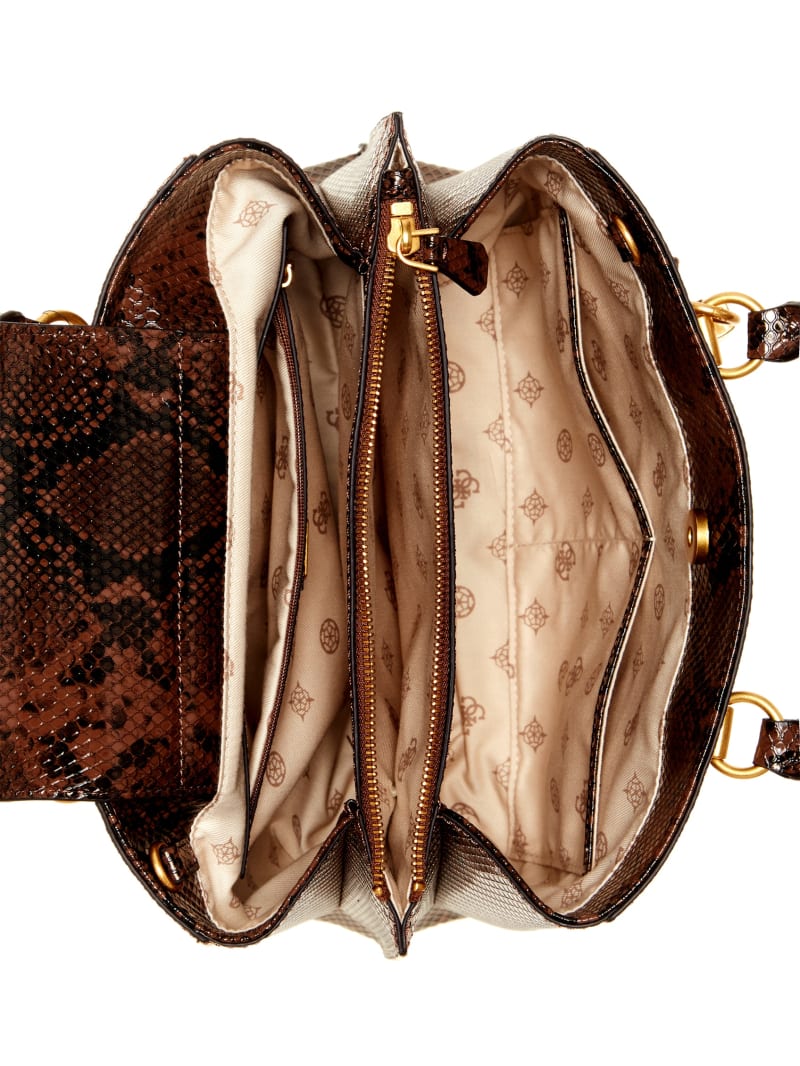 Guess Ales Girlfriend Satchel - Chocolate Guess Ales Girlfriend Satchel - Chocolate