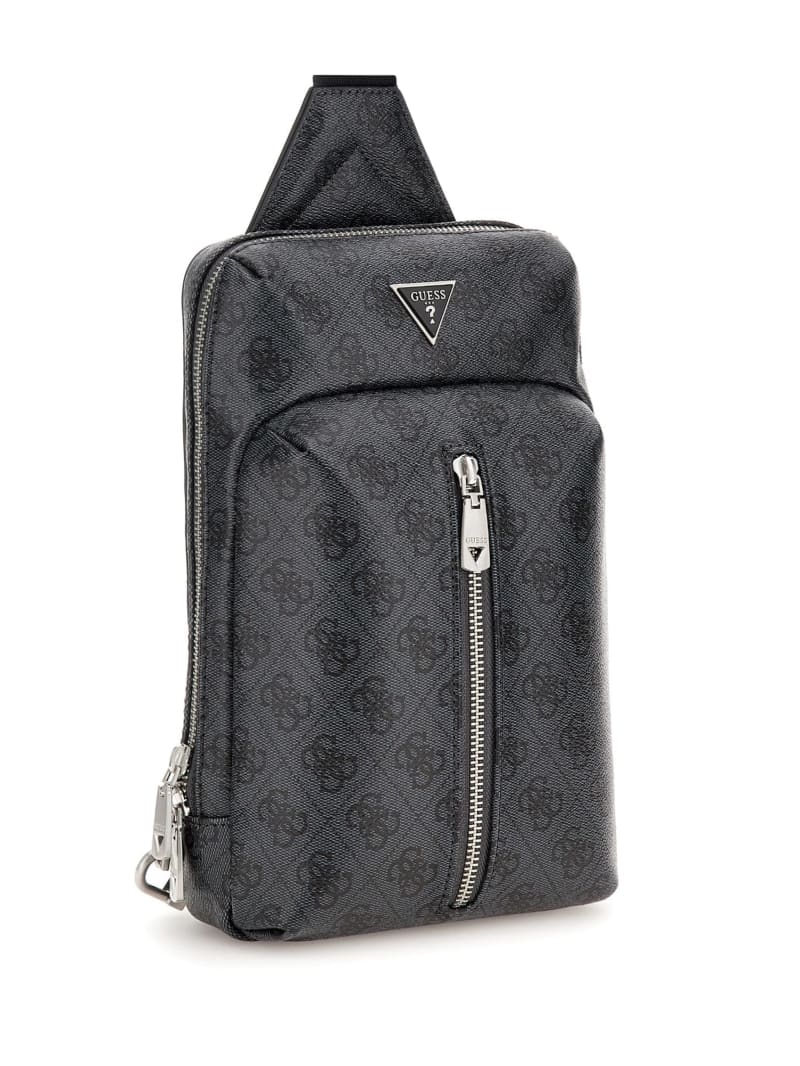 Guess Vezzola Eco Quattro G Sling Bag - Black Guess Vezzola Eco Quattro G Sling Bag - Black