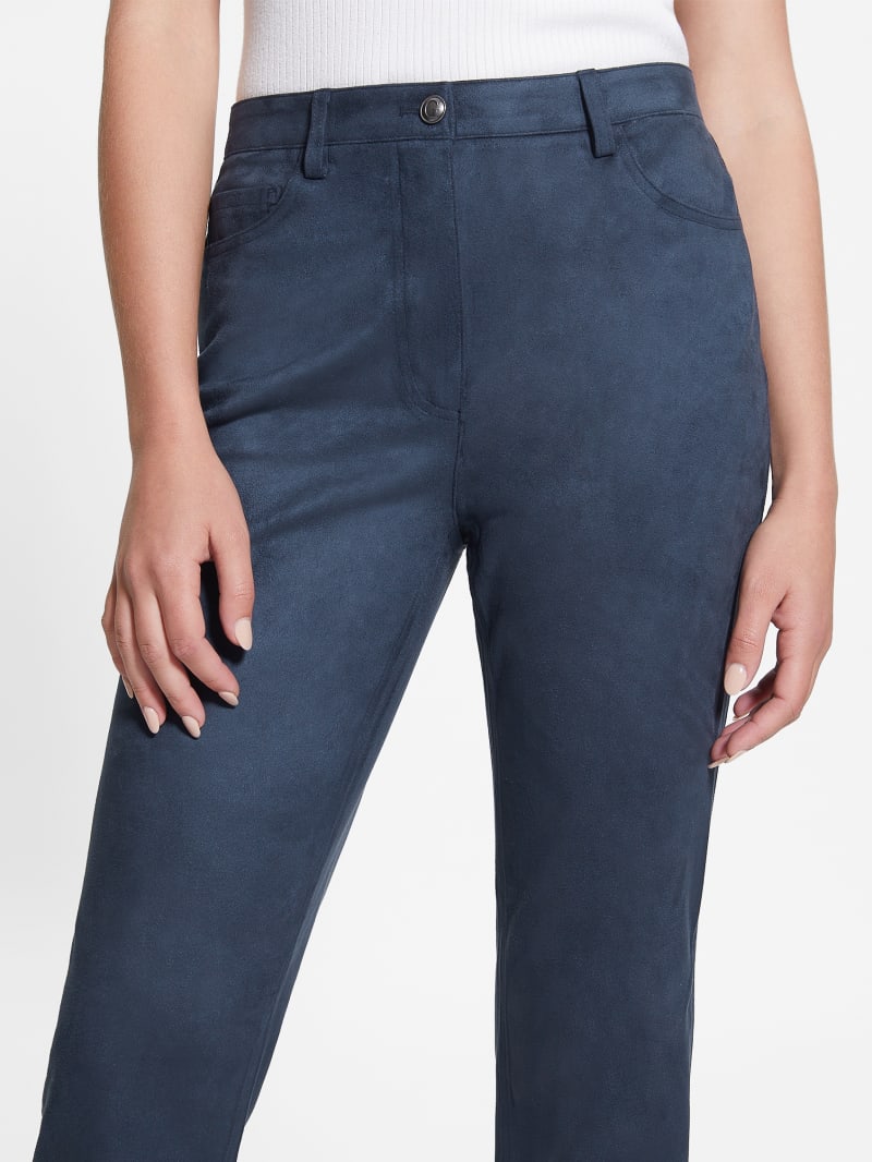 Guess Kelly Straight Pants - Blackened Blue Guess Kelly Straight Pants - Blackened Blue
