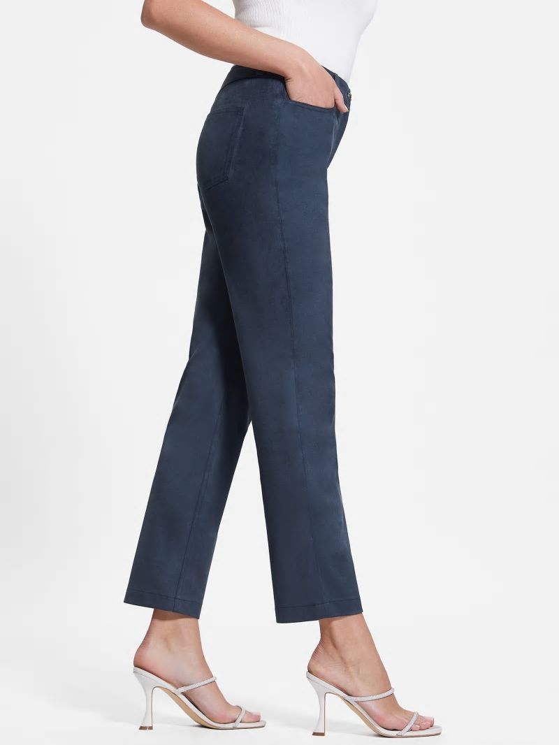 Guess Kelly Straight Pants - Blackened Blue Guess Kelly Straight Pants - Blackened Blue