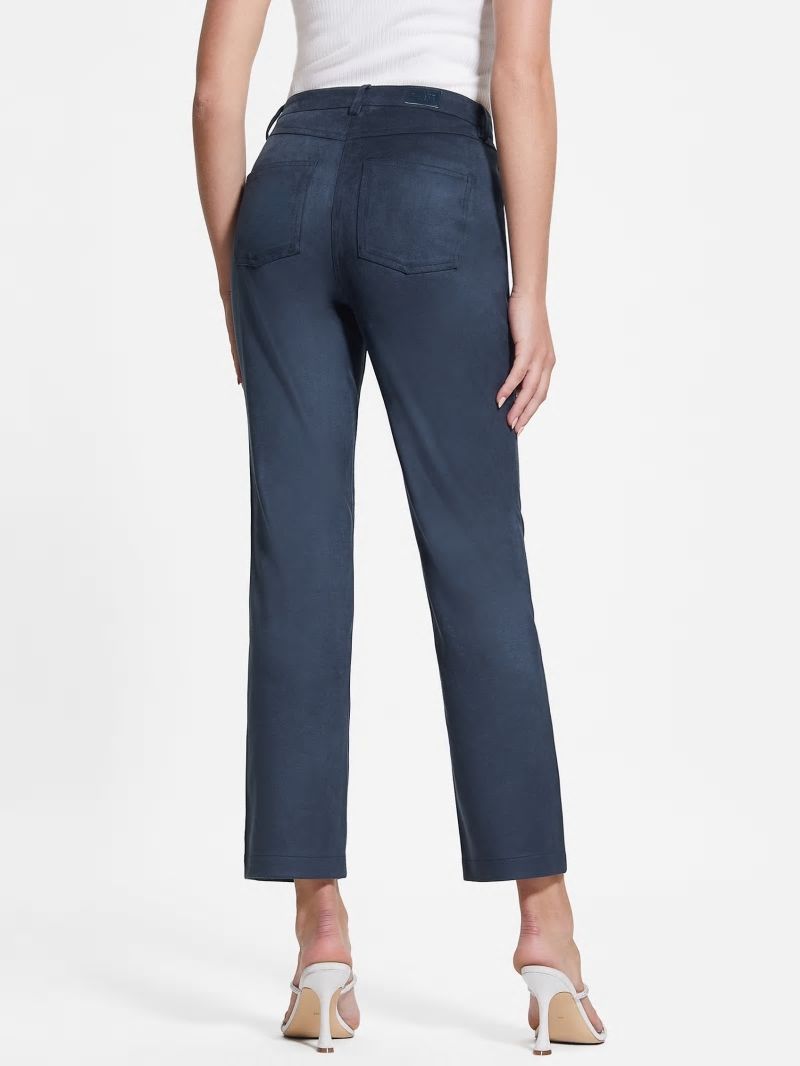 Guess Kelly Straight Pants - Blackened Blue Guess Kelly Straight Pants - Blackened Blue